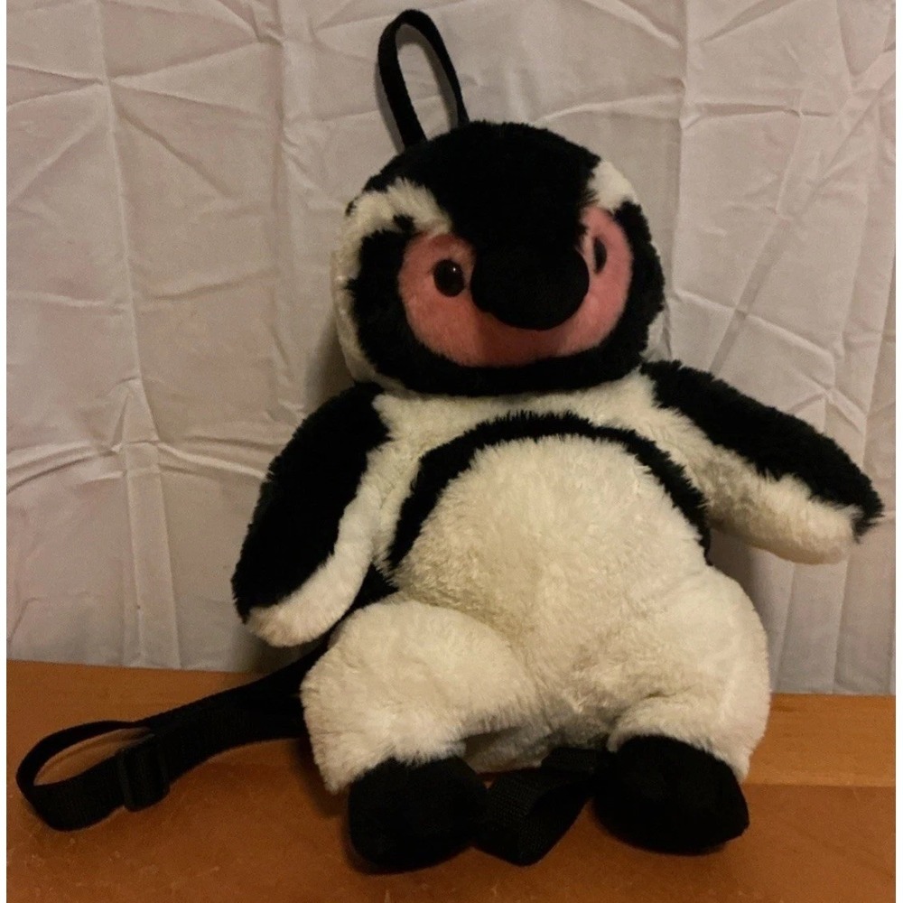 DMM Kariyushi Aquarium 11" Penguin Backpack/Purse‎